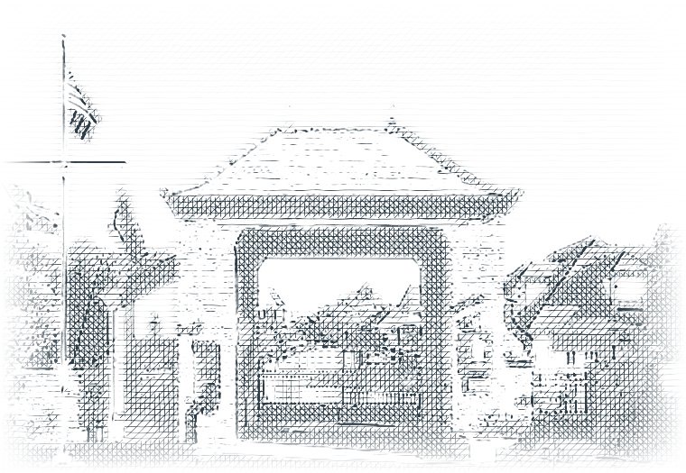 Engraving of the St. Malo gatehouse